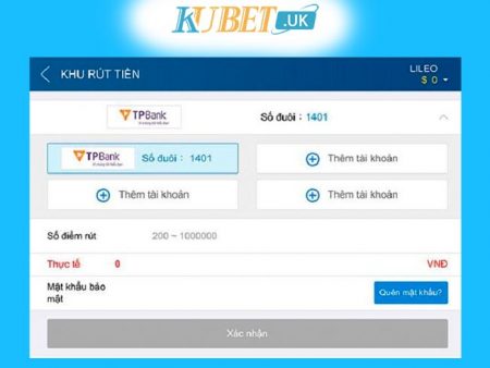 Cách rút tiền trên Kubet nhanh chóng và an toàn